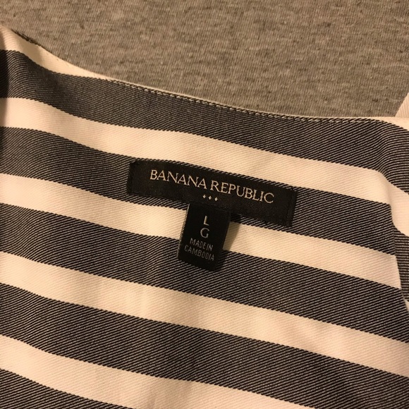 Banana Republic | Striped Wrap Blouse - Picture 9 of 10